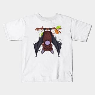 Bat and bubble gum Kids T-Shirt